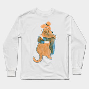 Dog Friend Hug Long Sleeve T-Shirt